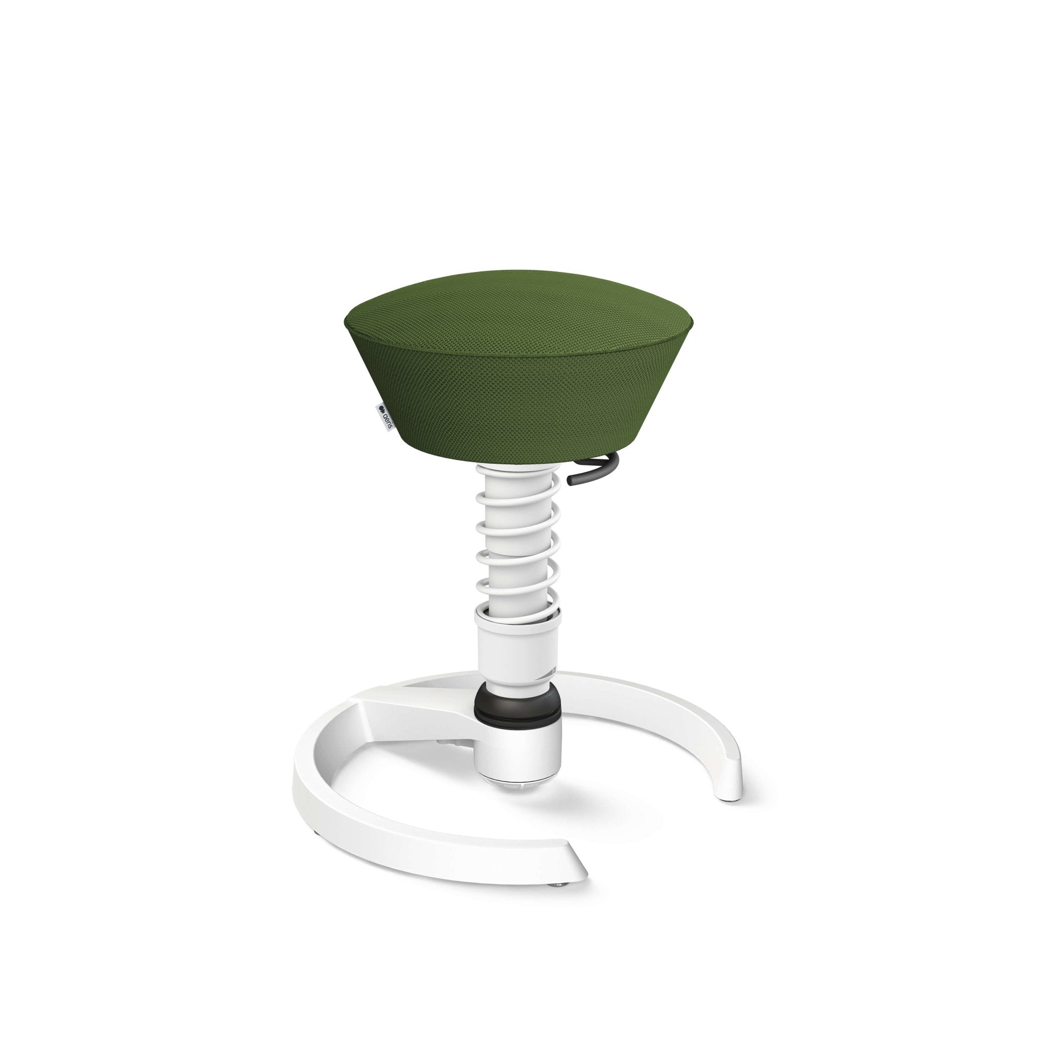 Aeris Swopper Active Sitting Stool - Ergonomic Glider Chair for Office & Home, White - Perfect for Desk Work, Gaming & Posture Support