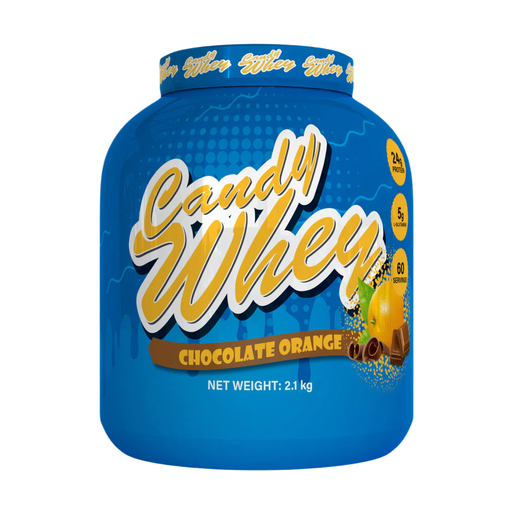 Premium Candy Whey Protein Powder 2.1kg (4.63 lbs) - Delicious Vanilla & Chocolate Flavors for Muscle Recovery & Post-Workout Shakes - Ideal for Gym, Fitness & Bodybuilding Enthusiasts