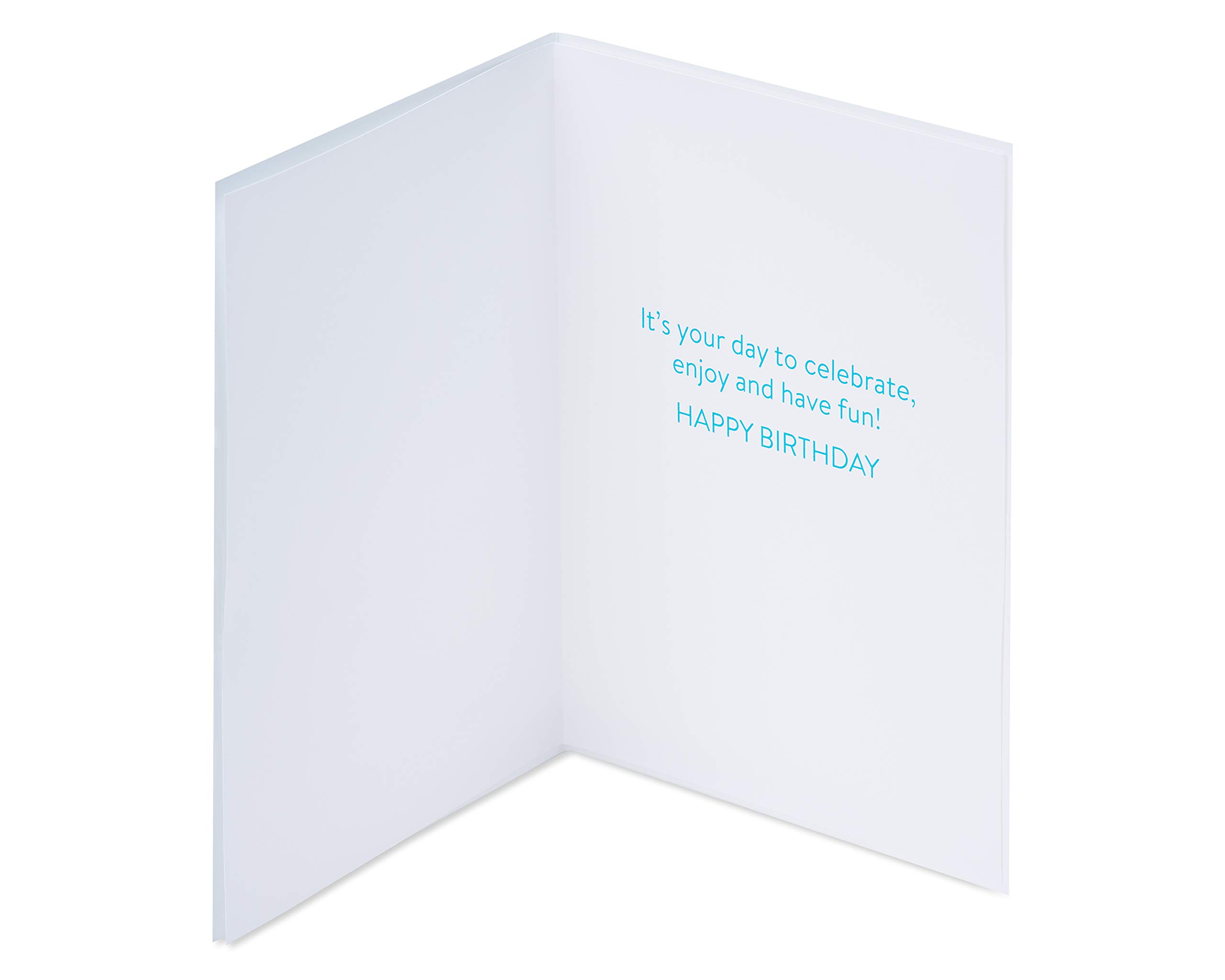 Papyrus Birthday Card - It's Your Day | Handmade Greeting Card for Birthday Wishes | Perfect for Friends, Family & Coworkers