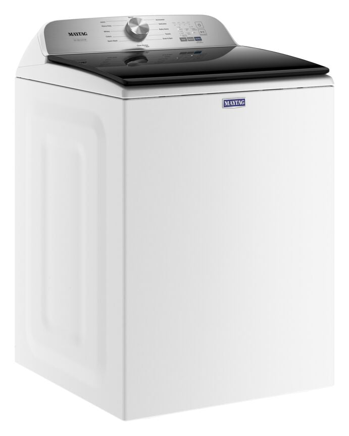 Maytag MVW6500MW 5.4 cu. ft. White Top Load Washing Machine with Pet Pro - Heavy Duty Laundry for Large Families & Pet Owners - Perfect for Stubborn Stains, Pet Hair Removal & Bulk Laundry Days