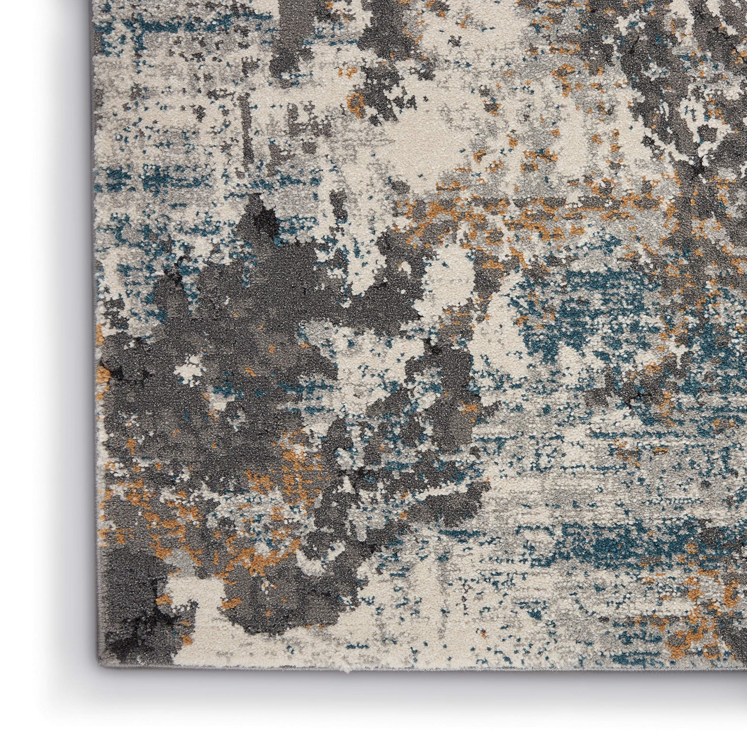 Nourison Ludlow Contemporary Grey/Multi 5'3