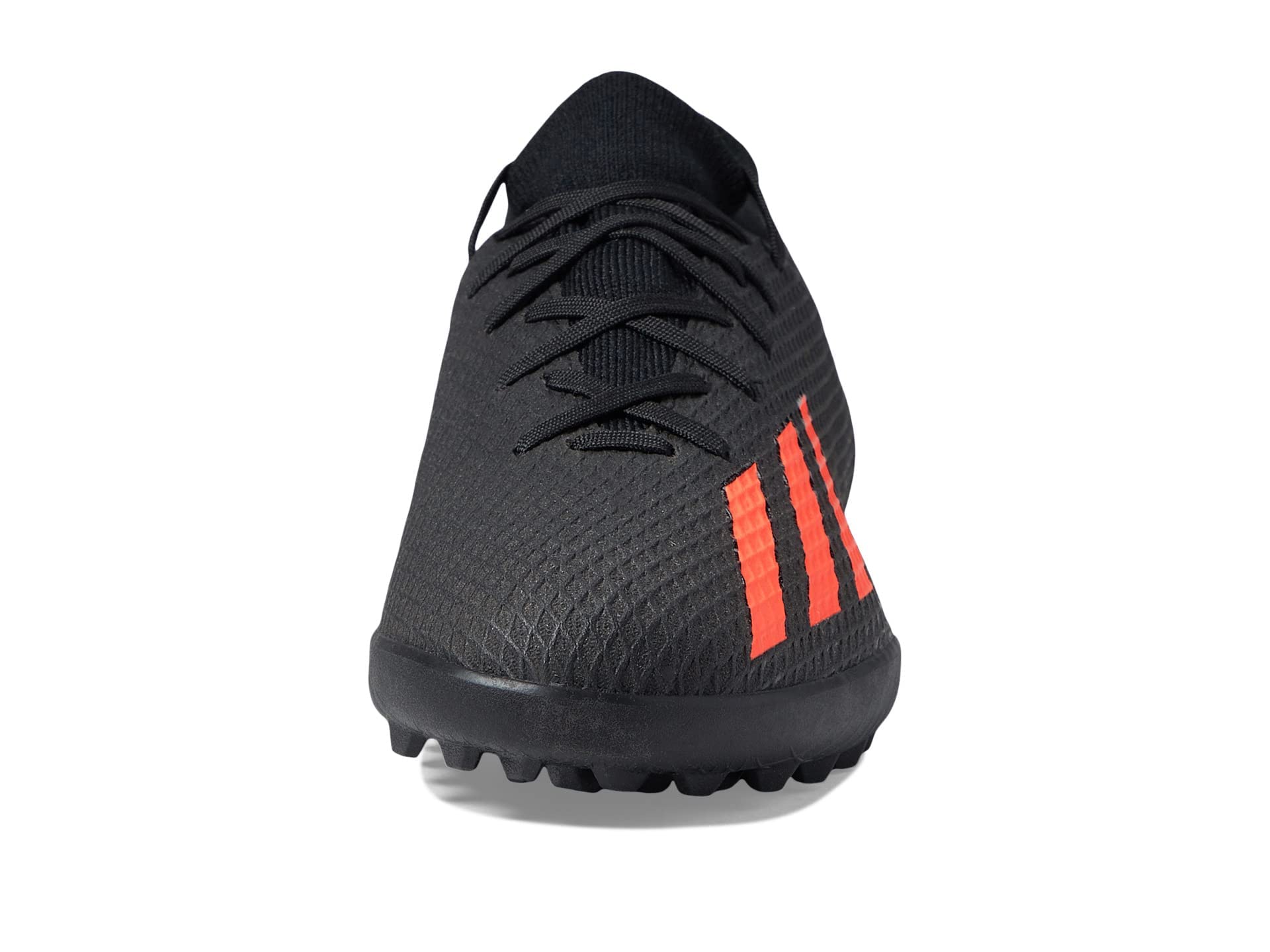 **Adidas Unisex X Speedportal.3 Turf Soccer Cleats - Black/Solar Red/Solar Green - Men's Size 12 US | Lightweight & Durable for Artificial Turf & Indoor Soccer Games**