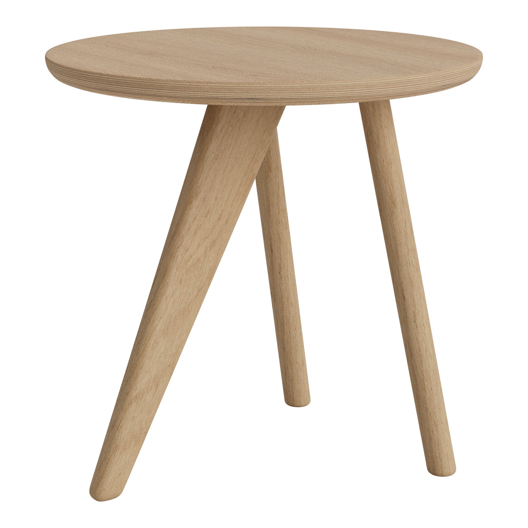 Hansen Hyldahl Fin Side Table by Norr11 - Modern Scandinavian End Table for Living Room, Bedroom & Office