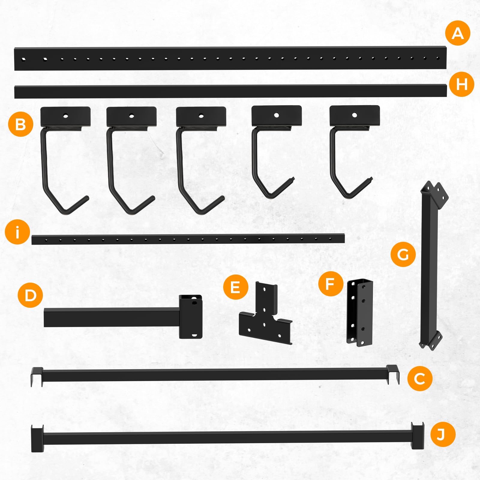 Freestanding Bike Storage Rack - Heavy Duty 300 lb Capacity Vertical Bicycle Stand for Garage & Home Organization - Space Saving Bike Holder for Indoor/Outdoor Use (Black)