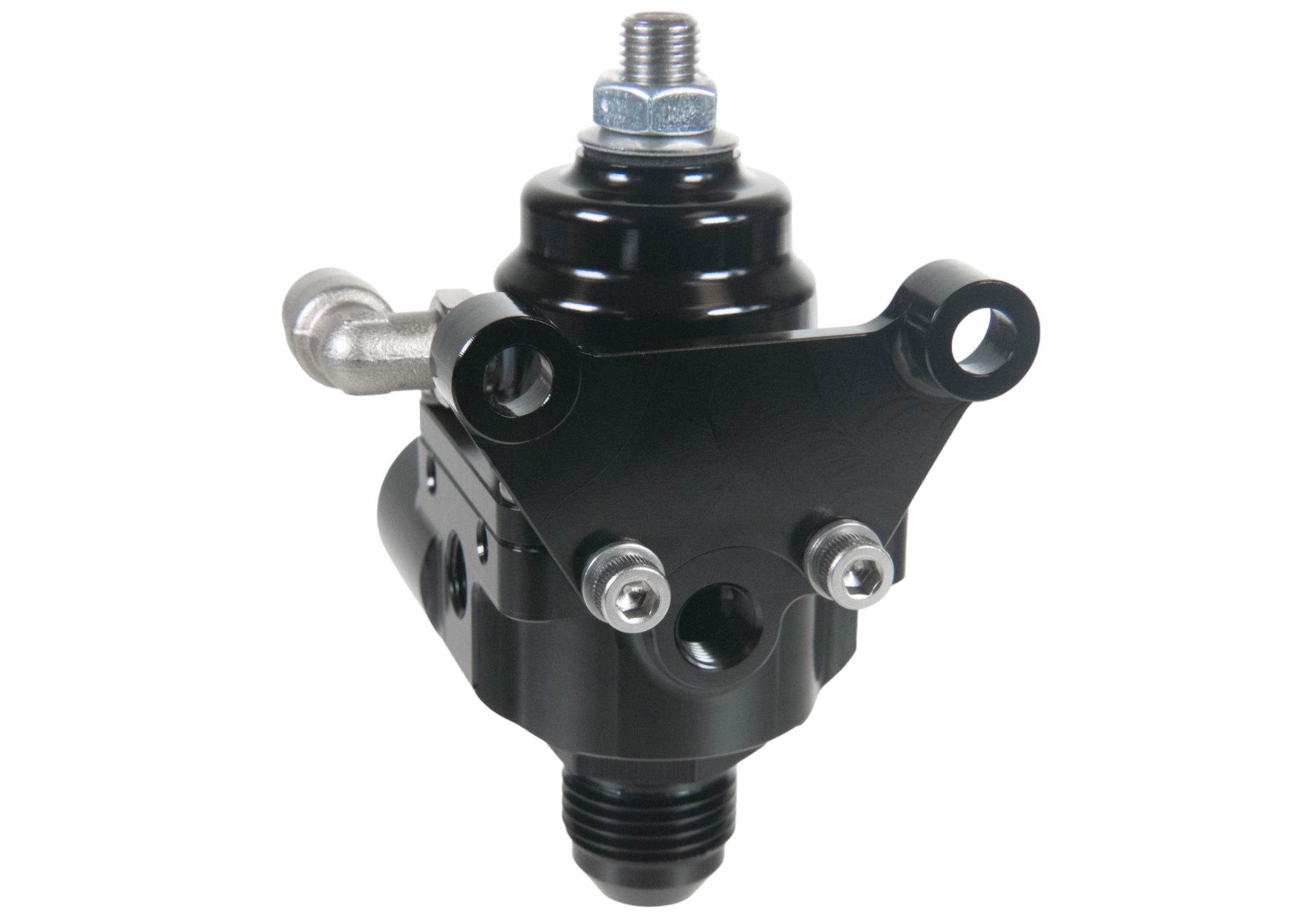 Fluidworks 1-10 GPM Fuel Pressure Regulator 35-70 PSI with Front Loader Fittings - Compatible with Tractors, Trucks & Heavy Equipment