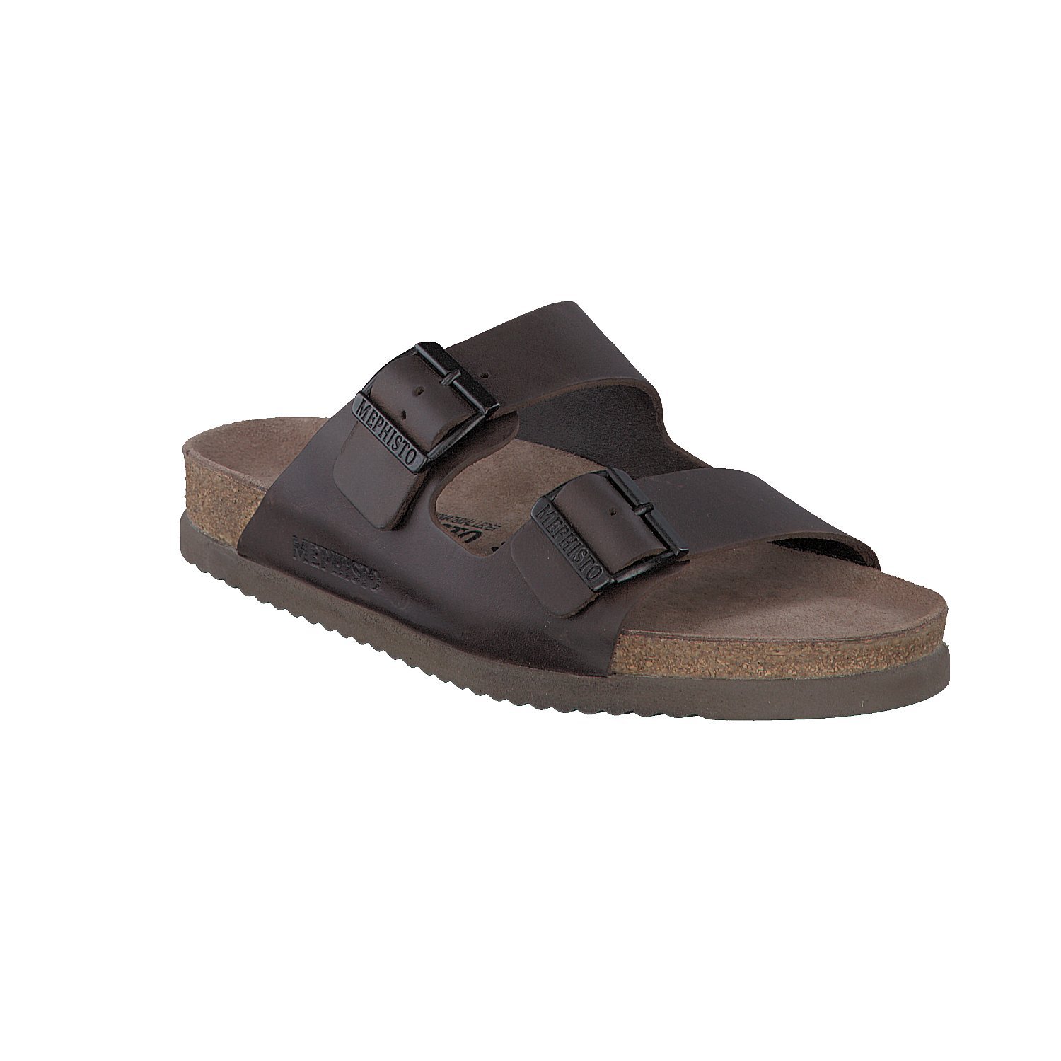 Mephisto Men's Nerio Nubuck Leather Sandals - Comfortable Walking Shoes for Summer, Travel & Outdoor Activities