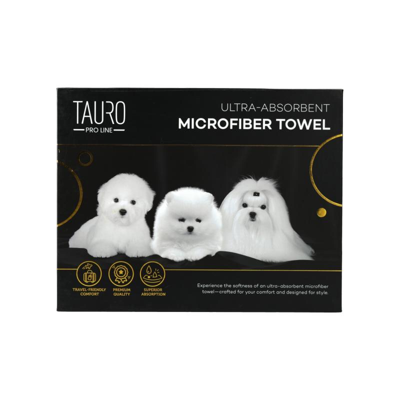 Tauro Pro Line Microfiber Towel - Ultra Absorbent, Quick Drying, 31.5x63 Inches - Perfect for Gym, Sports, Travel & Home Use