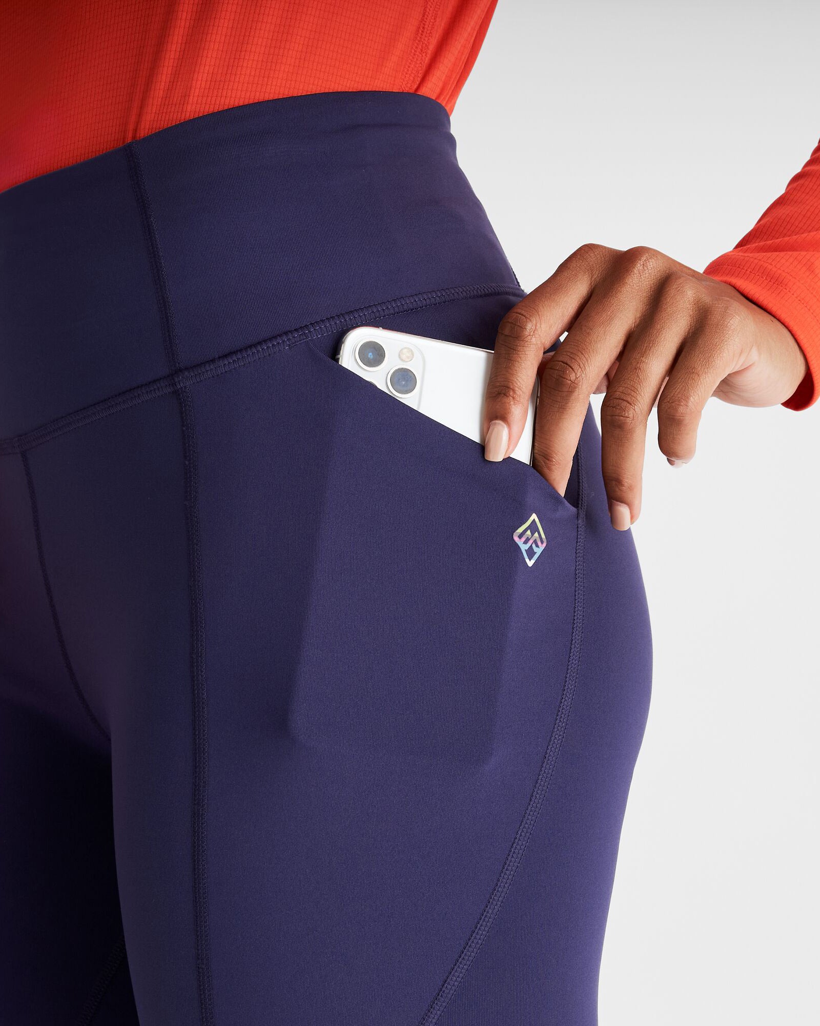 Women's High Waist Seeker 7/8 Yoga Leggings - Dark Horizon - Perfect for Yoga, Running & Gym Workouts