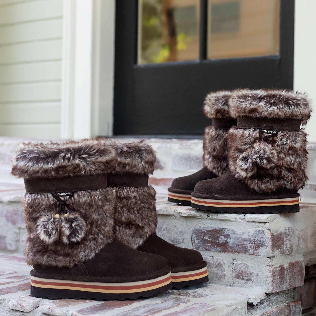 BEARPAW Women's Retro Tama Suede Winter Boots - Comfortable Classic Ankle Booties for Cold Weather | Cozy Casual & Outdoor Wear | Perfect for Snow, Hiking and Daily Winter Fashion