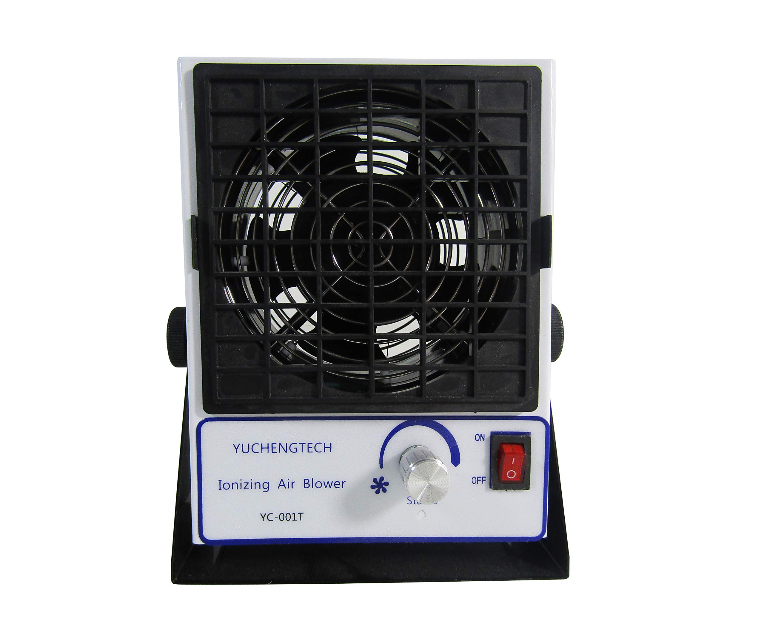 YUCHENGTECH 220V Powerful Ionizing Air Blower - Benchtop Static Eliminator Fan for Electronics, PCB Assembly & Clean Room Use | ESD Safe Ionizer for Dust Removal & Static Control