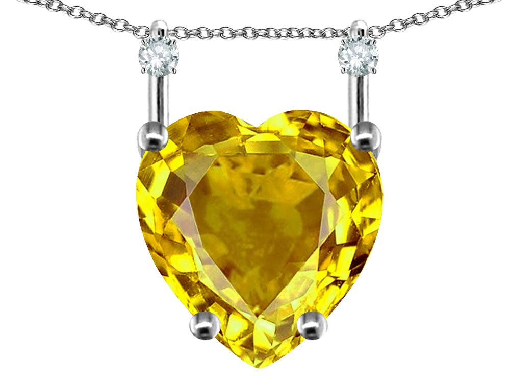 10K Gold Heart Pendant for Women - 8mm Stackable Mother's Day Gift - Perfect for Layering Necklaces & Special Occasions