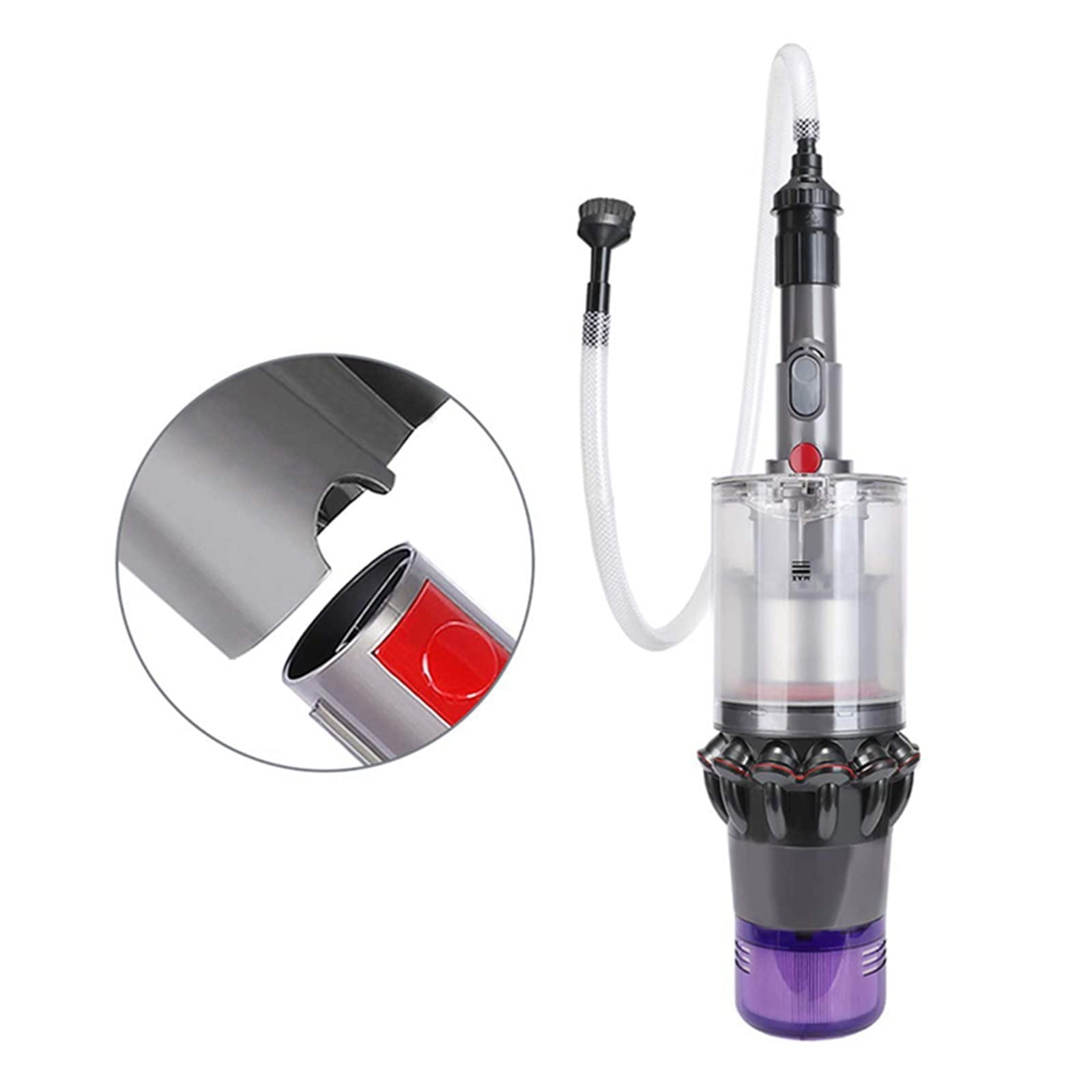 UVIYO Vacuum Cleaner Accessories Kit for Dyson V7 V8 V10 V11 - Soft Crevice Tool & Floor Cleaning Heads - Household Cleaning Supplies for Pet Hair, Dust & Hard-to-Reach Areas | Perfect for Carpets, Hard Floors & Furniture