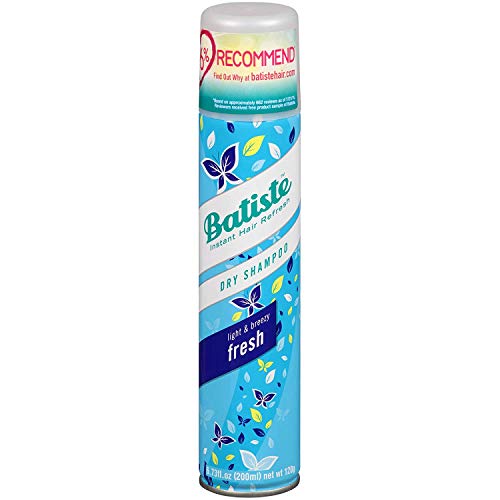 Batiste Dry Shampoo for Oily Hair - 6.73 oz Fresh Scent (Pack of 9) | Volumizing & Oil Absorbing Hair Care | Perfect for Travel, Gym & Quick Refresh
