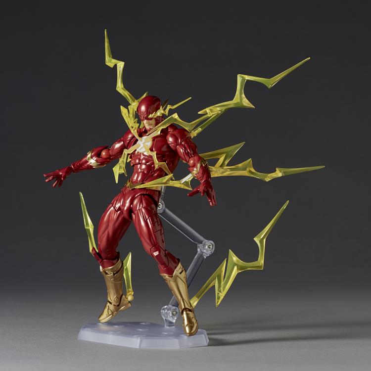Amazing Yamaguchi Revoltech The Flash Action Figure NR010 - Highly Articulated Collectible for DC Fans & Display Scenes