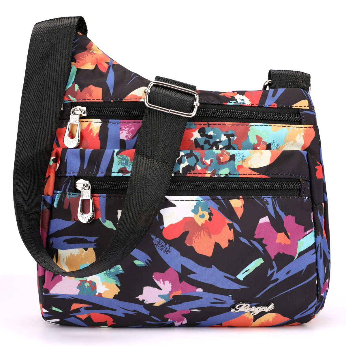 STUOYE Women's Nylon Crossbody Bag with Multiple Pockets - Lightweight Travel Shoulder Purse for Everyday Use, Shopping & Vacation Accessories