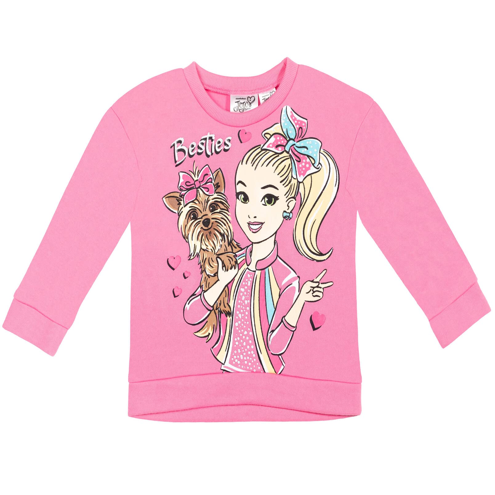 JoJo Siwa Girls Sweatshirt & Leggings Set - Cute Outfit for Toddler to Big Kid (2T-14) - Soft & Comfortable Dancewear for Playdates, School & Birthday Parties