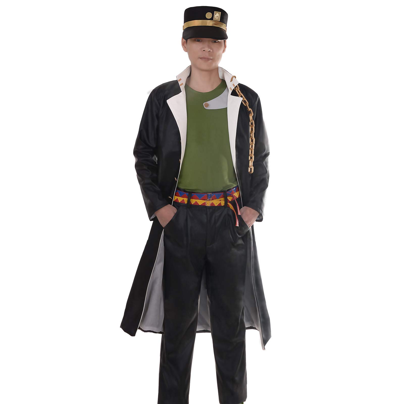 Men's Anime Cosplay Costume Halloween Outfit - Naruto, One Piece, Demon Slayer Character Costumes for Halloween Parties, Comic Con & Cosplay Events