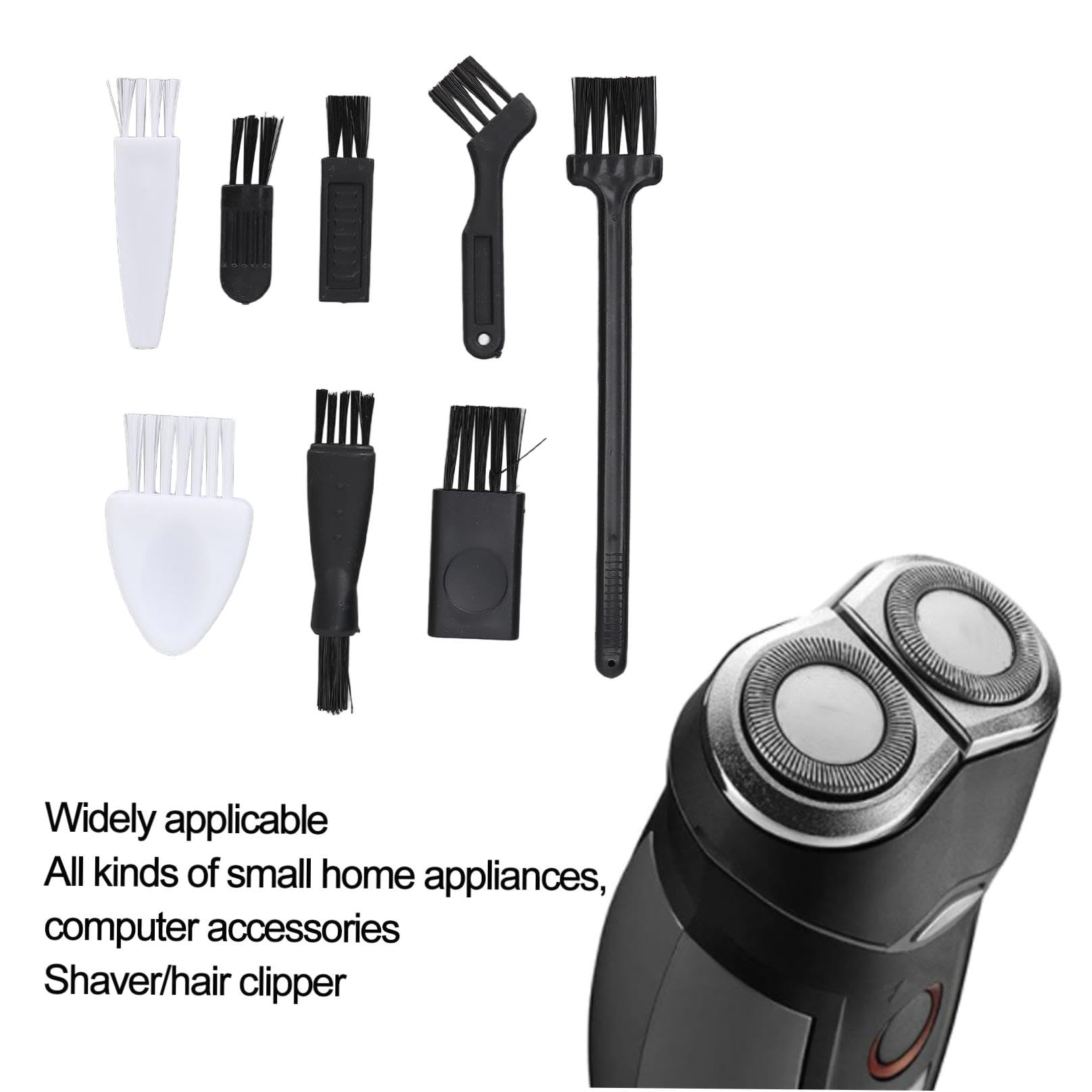 Ottjakin Electric Shaver Cleaning Brush Set - 5-Piece Complete Cleaning Kit for Electric Razors, Home Appliances & Computer Accessories - Easy Maintenance Tools for Grooming and Electronics Care - Perfect for Travel, Home & Office Use