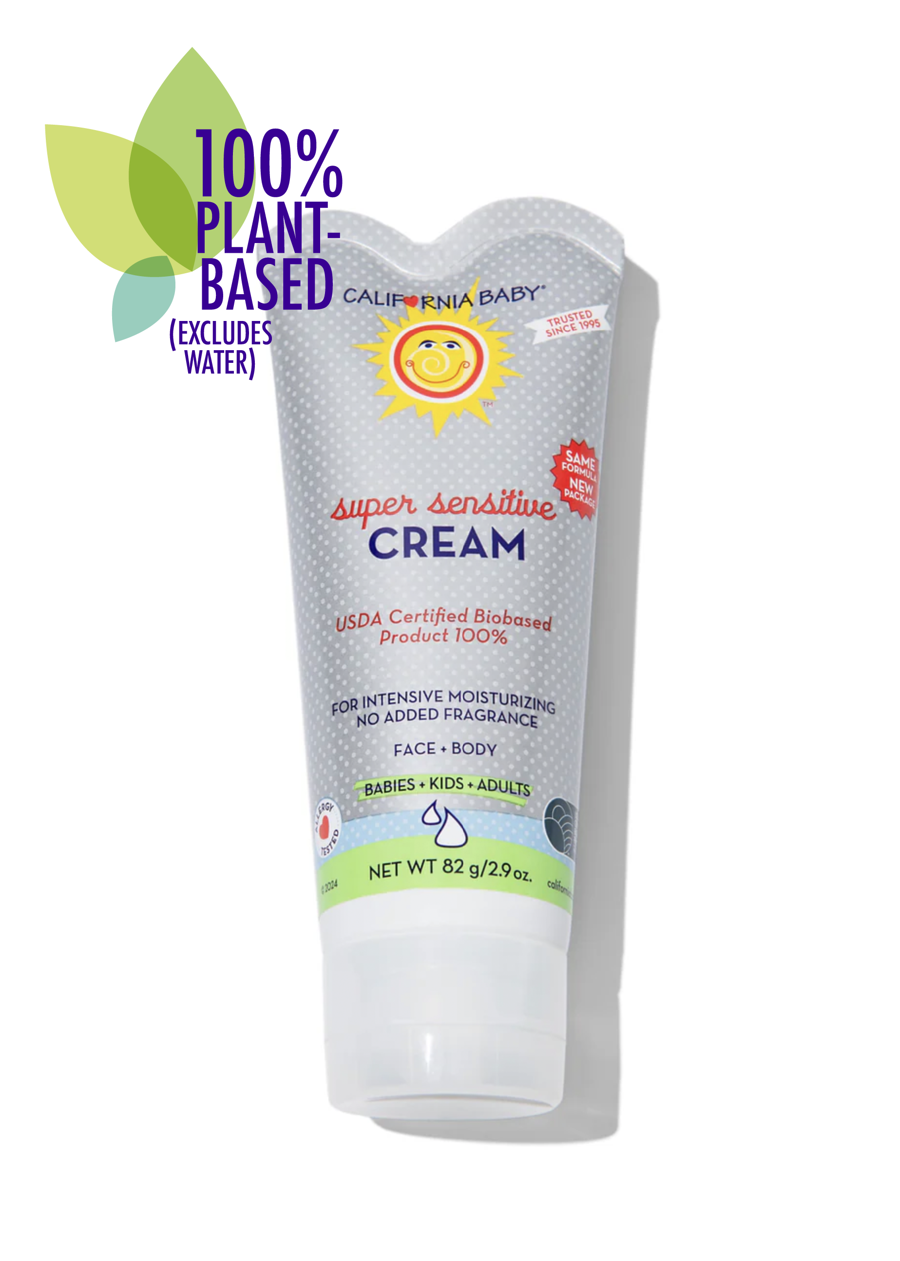 Fragrance-Free Super Sensitive™ Moisturizing Cream for Dry, Irritated Skin - Gentle Face & Body Hydration for Sensitive Skin Care Routine