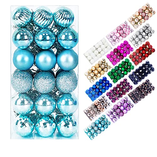 Ice Blue Christmas Balls