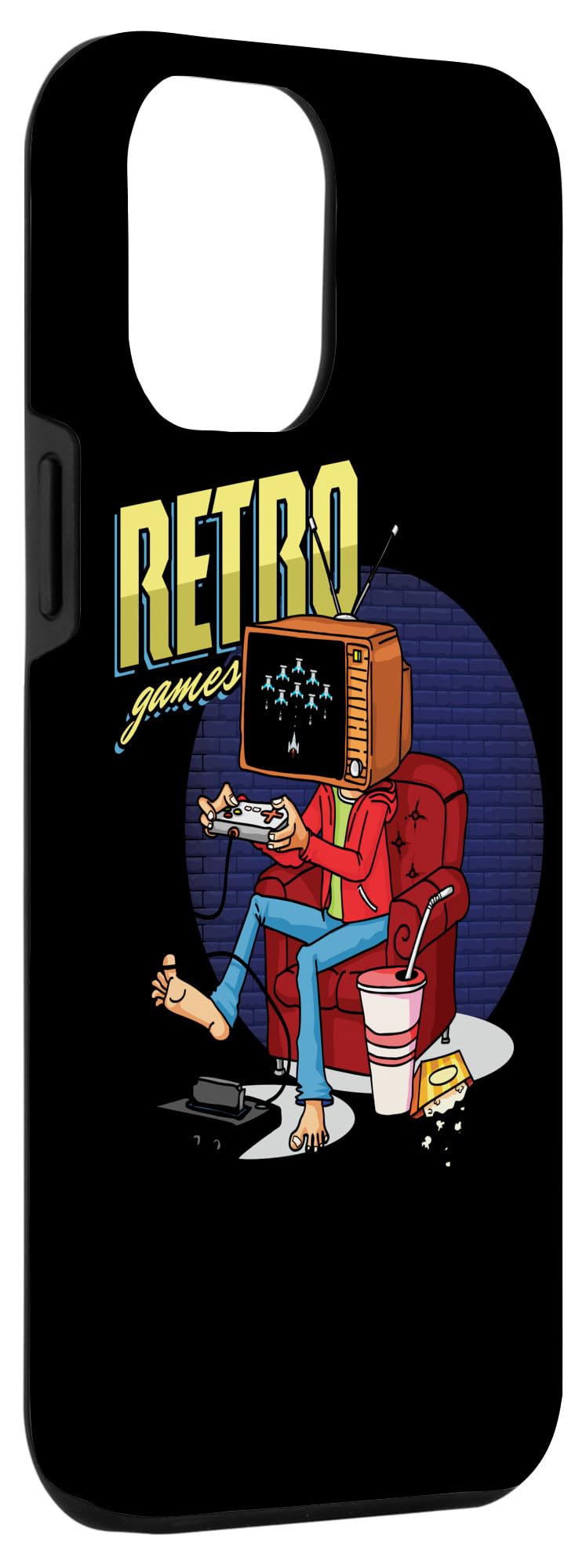 iPhone 12 Pro Max Case - Retro Gaming Design for iPhone 12 Pro Max - Perfect Gift for Gamers & Tech Nerds - Durable Protection for Work, Travel & Everyday Use