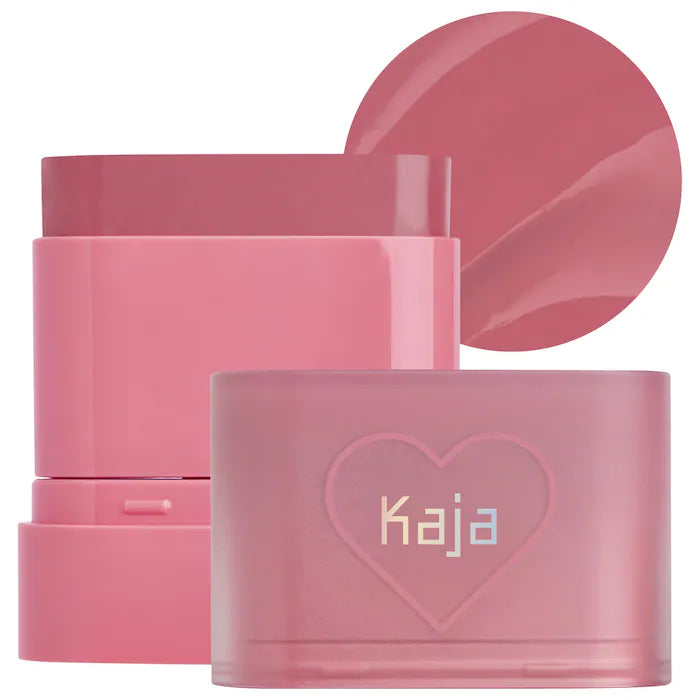 Kaja Dewy Bar Lip & Cheek Balm - Natural Blush & Tint for Lips & Cheeks | Vegan, Cruelty-Free Makeup | Perfect for Everyday Glow & On-The-Go Touch Ups