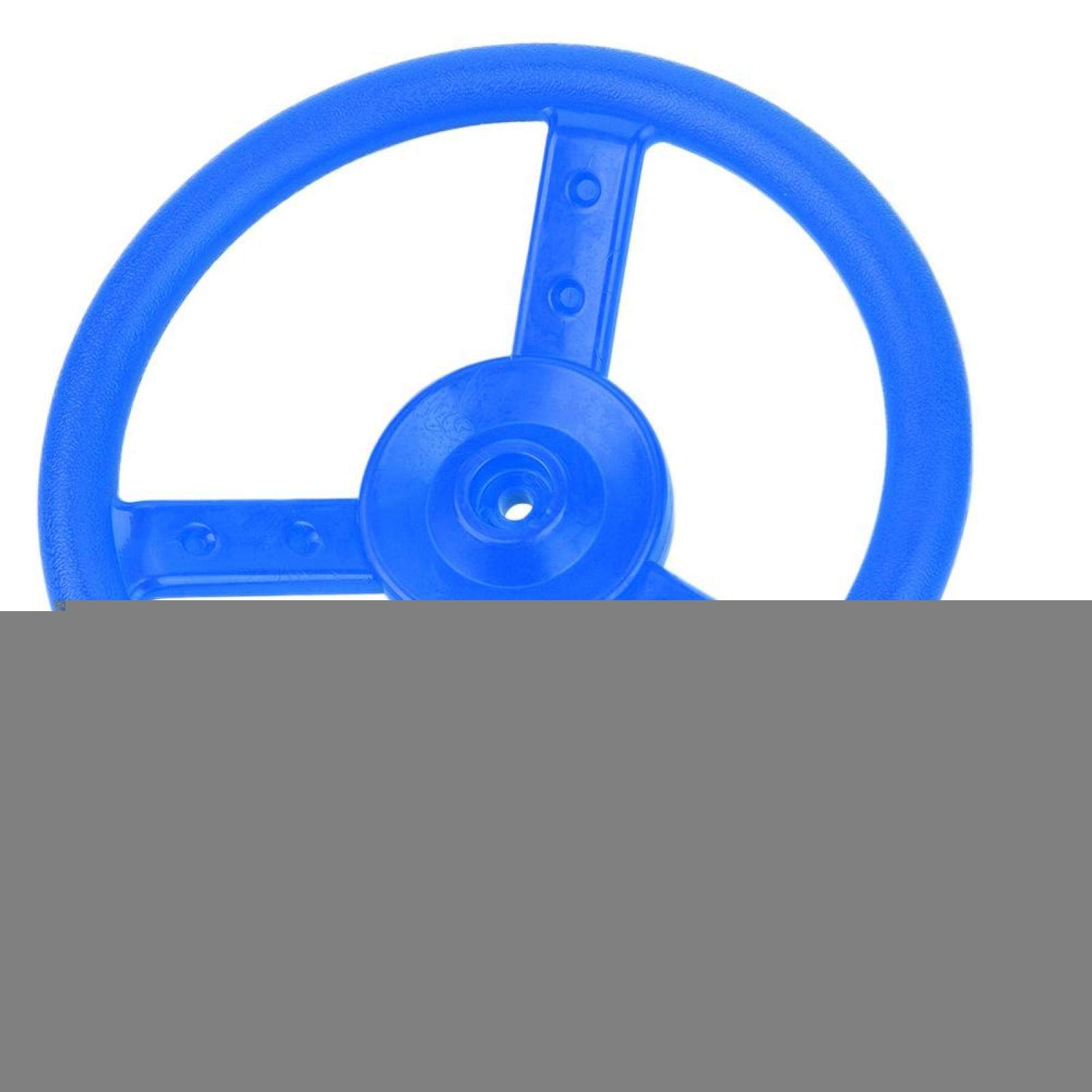 Durable Plastic Swingset Steering Wheel Toy - Portable Outdoor Playground Accessory for Kids, Swing Set & Backyard Decor (Blue) - Perfect for Pretend Play, Playground Fun & Home Decoration
