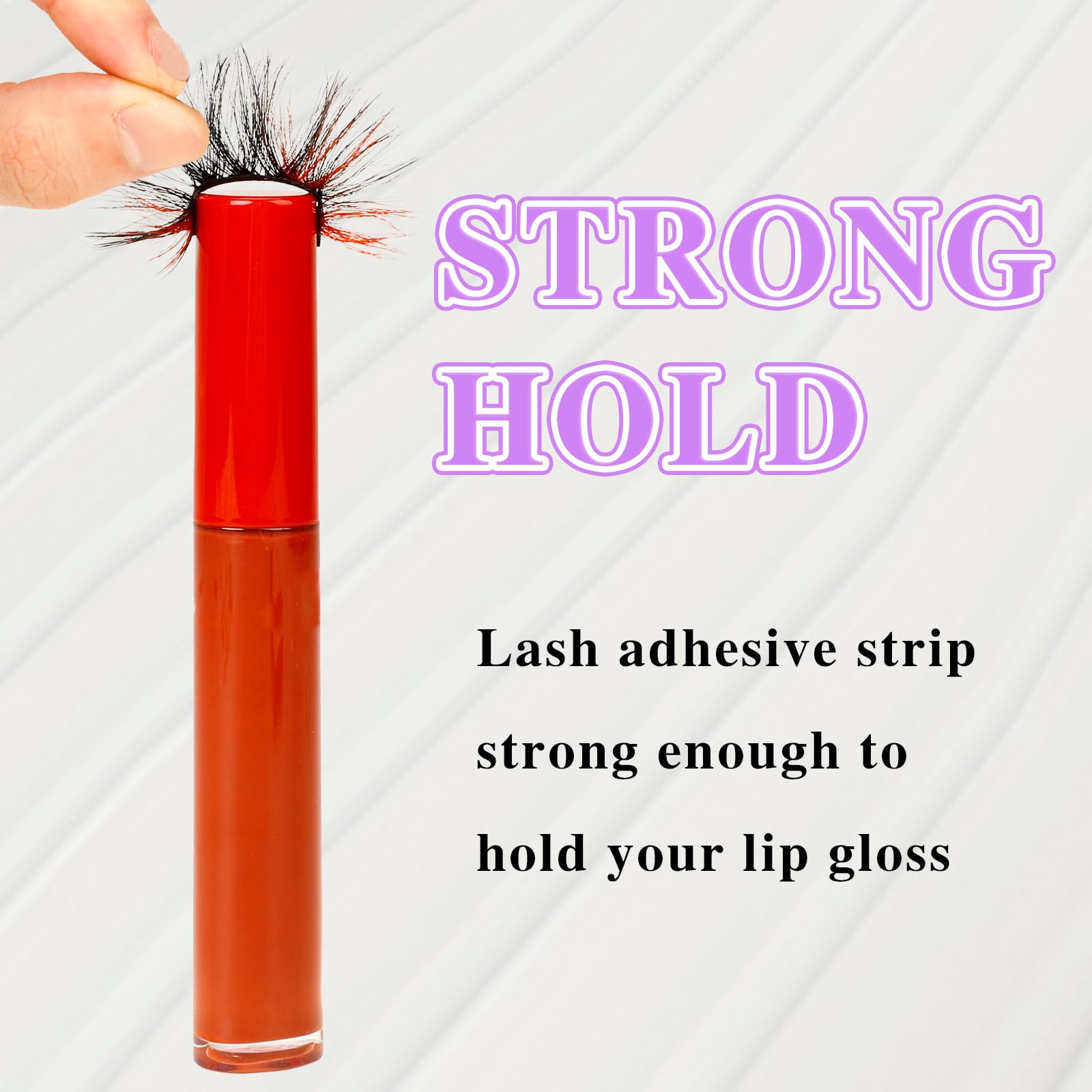 80PCS Self-Adhesive Eyelash Strips - Strong Hold Mink False Eyelash Tape for Fluffy Lashes, No Glue Needed, Natural Look & Long Lasting - Perfect for Daily Wear, Parties, and Special Occasions