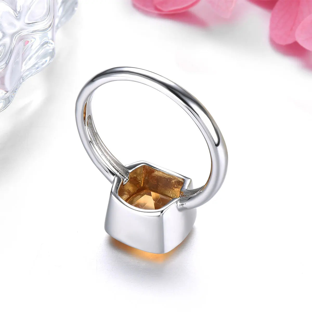 Natural Gemstone Ring for Women - Elegant Birthstone Jewelry Gift for Mom, Wife, Girlfriend | Perfect for Engagement, Anniversary & Special Occasions