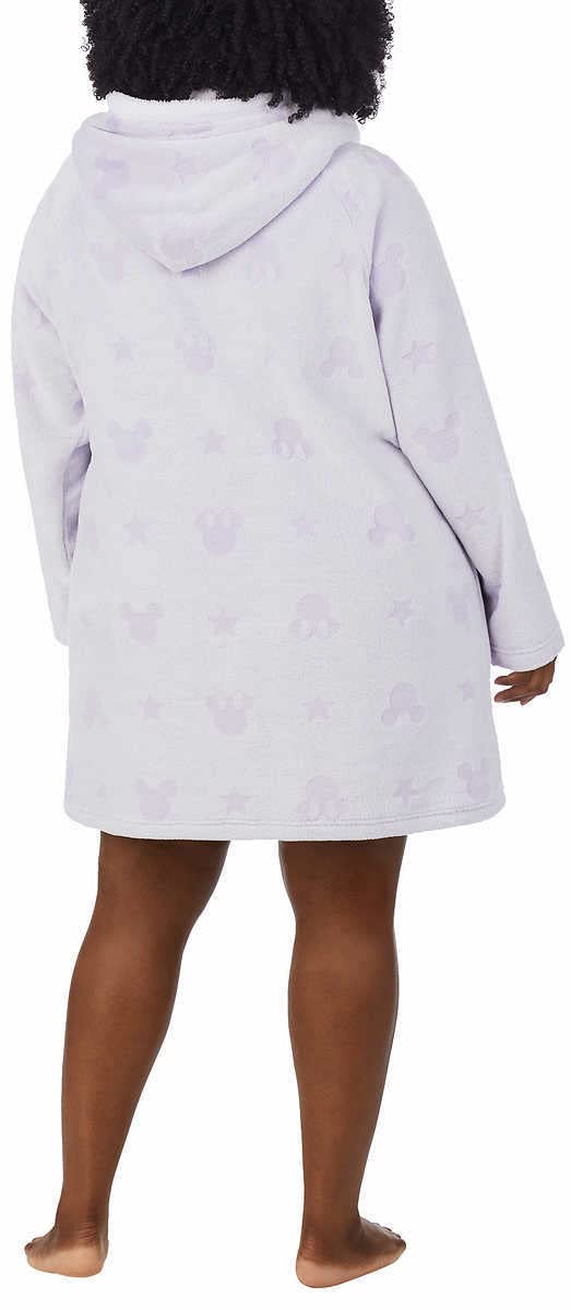 Disney Women's Minnie Mouse Fleece Lounge Hoodie - Cozy Pullover Sweatshirt for Home, Casual Wear & Disney Fans | Soft Winter Comfort Outfit