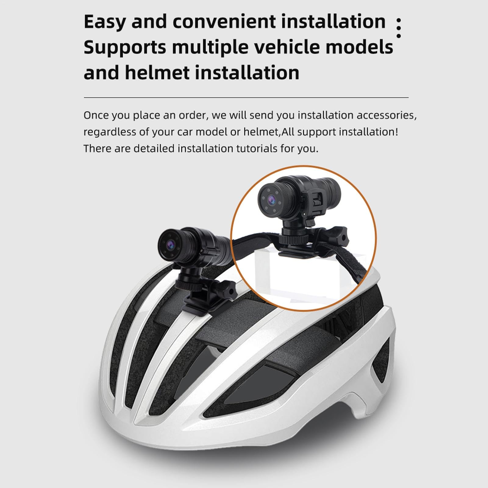 1080P Waterproof WiFi Bike Camera | Handlebar Monitor for Road Bikes & Motorcycles - Perfect for Adventure Riding