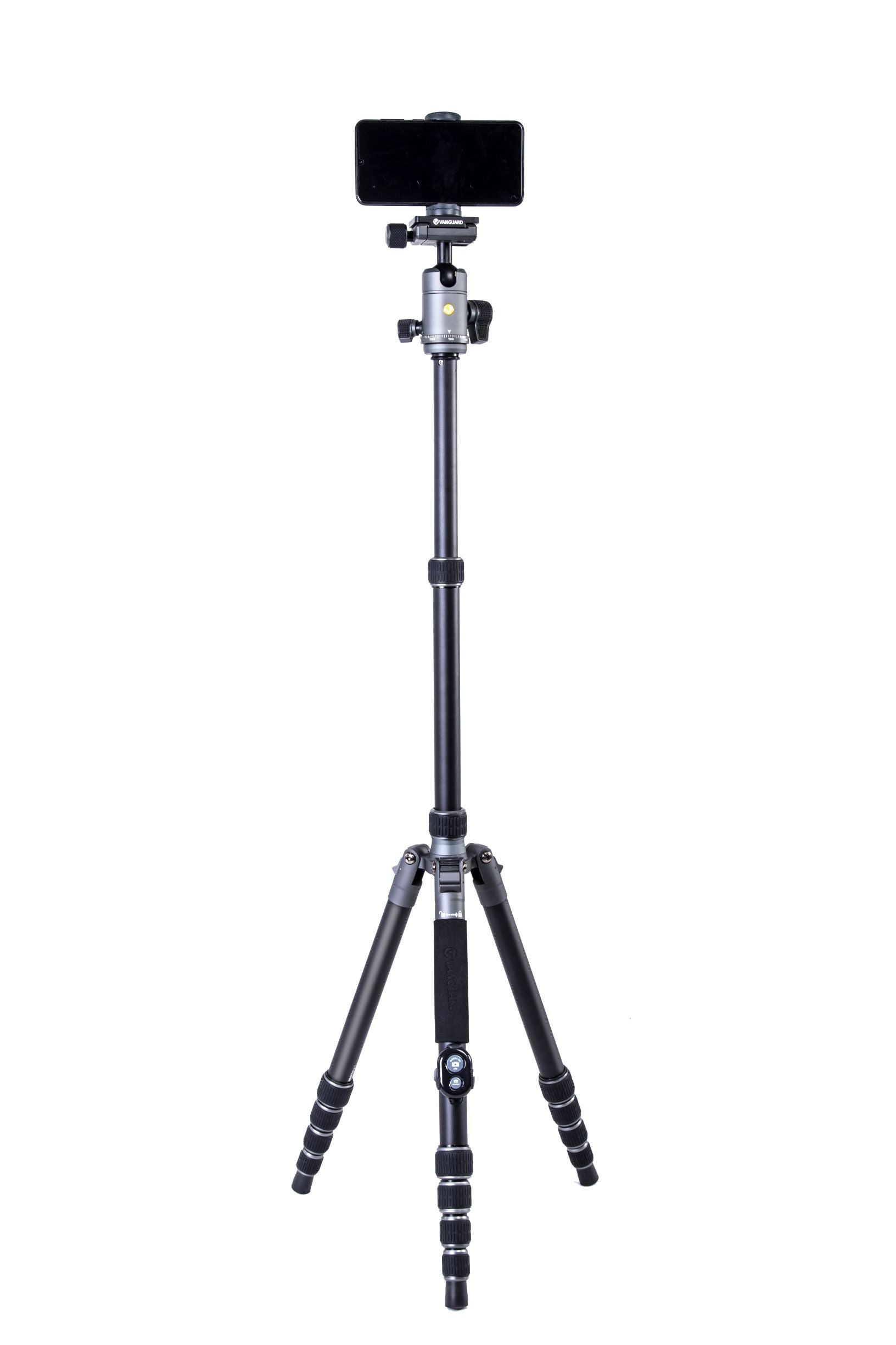 VEO 3 GO 265HAB Professional Aluminum Camera Tripod & Monopod with Ball Head - Bluetooth Remote Control for DSLR/Smartphone - Perfect for Travel Photography, Vlogging & Outdoor Shooting