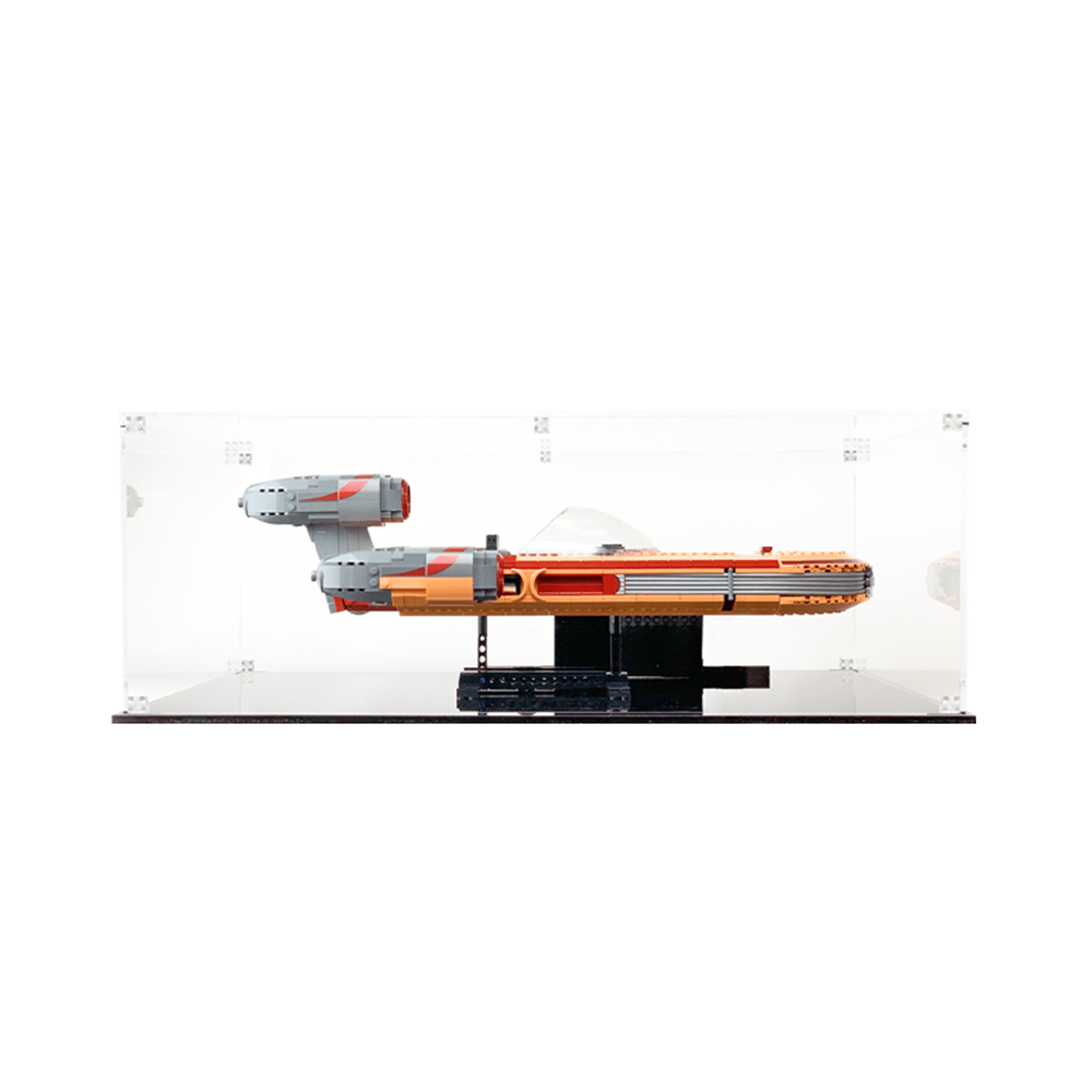 LEGO Star Wars UCS Luke Skywalker's Landspeeder 75341 Display Case - Premium Acrylic Showcase for Collectible Model Protection & Home Decor