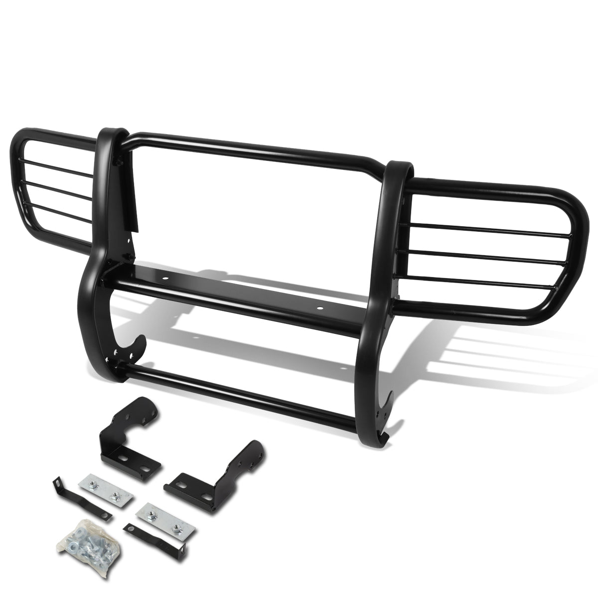 06-10 Jeep Commander Heavy Duty Steel Brush Grille Guard - Black Powder Coated Off-Road Bumper for Enhanced Front End Protection & Aggressive Style | Perfect for Off-Roading, Overlanding & Truck Enthusiasts