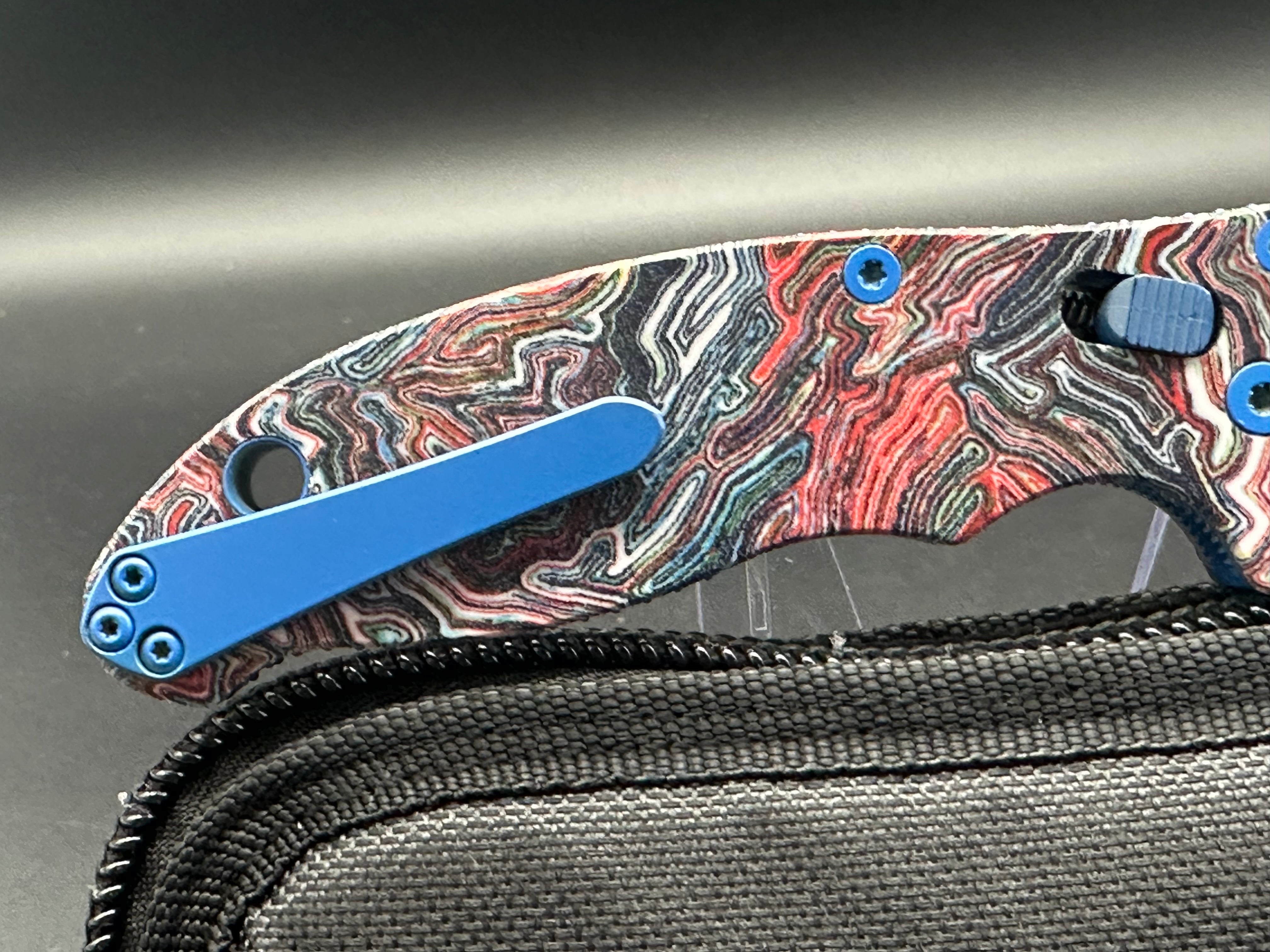 Spyderco Manix 2 Folding Knife - M390 Premium Steel Blade, G-10 Handle, Smooth Ball Bearing Lock - Perfect for EDC, Outdoor Adventures & Tactical Use