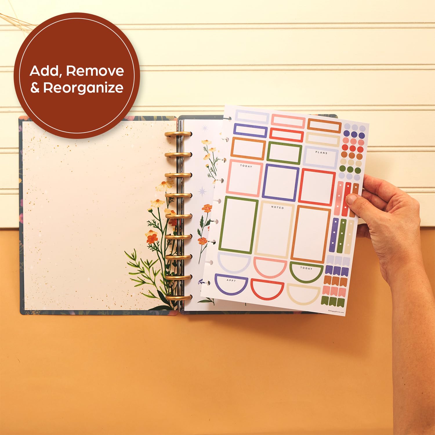 Happy Planner Disc-Bound 12-Month Planner 2025 - Classic Size (7