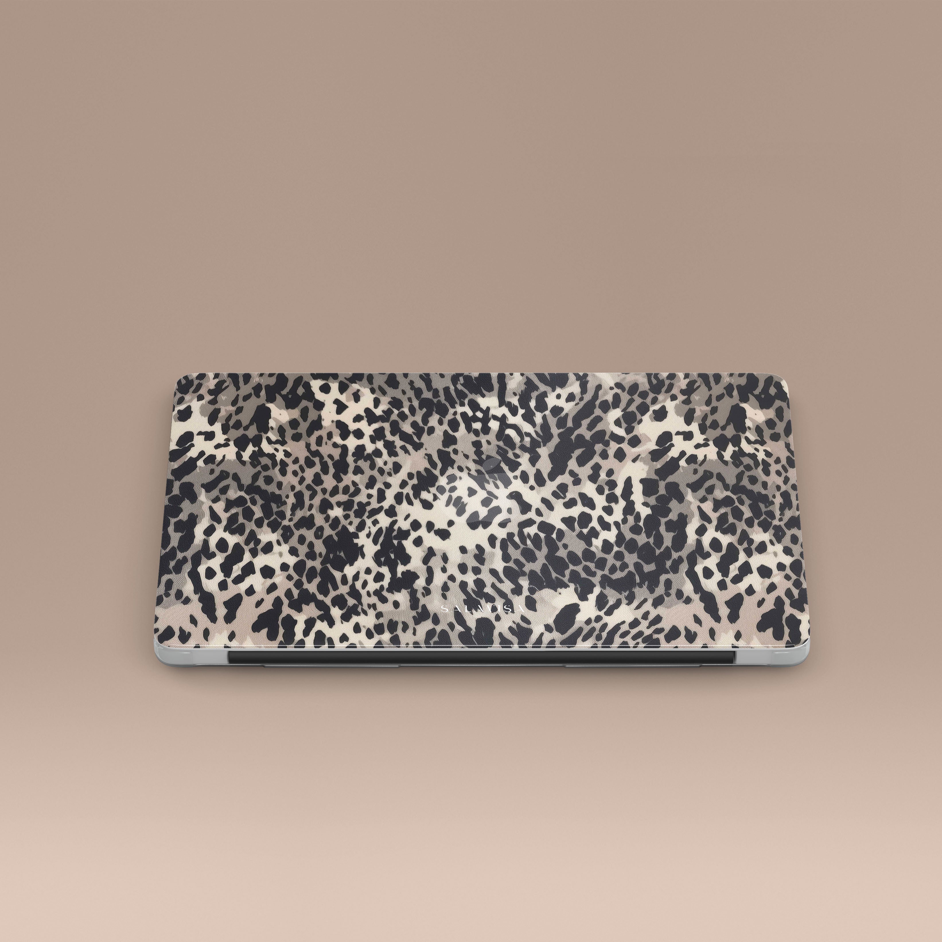 Premium Genuine Dark Animal Skin MacBook Case - Durable & Stylish Protective Cover for MacBook Pro/Air - Perfect for Work, Travel & Everyday Use
