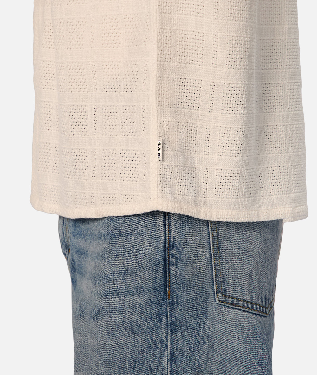 Venty Short Sleeve Shirt for Men - Breathable Cotton Casual Tee in Off White | Perfect for Summer Outfits, Beach Wear & Everyday Comfort