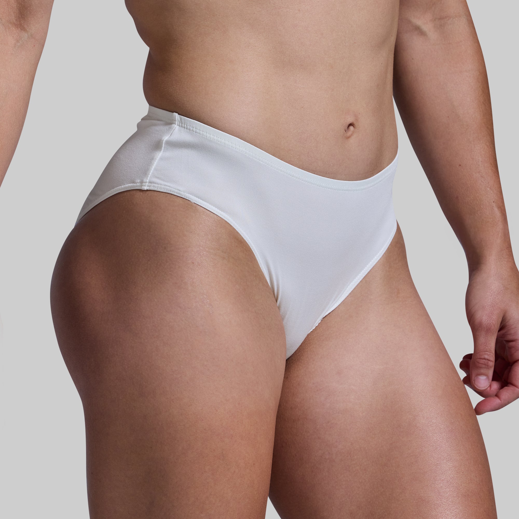 Comfortable Athleisure Underwear for Women - Breathable Cotton Blend Seamless Panties (White) - Perfect for Yoga, Workouts & Everyday Wear
