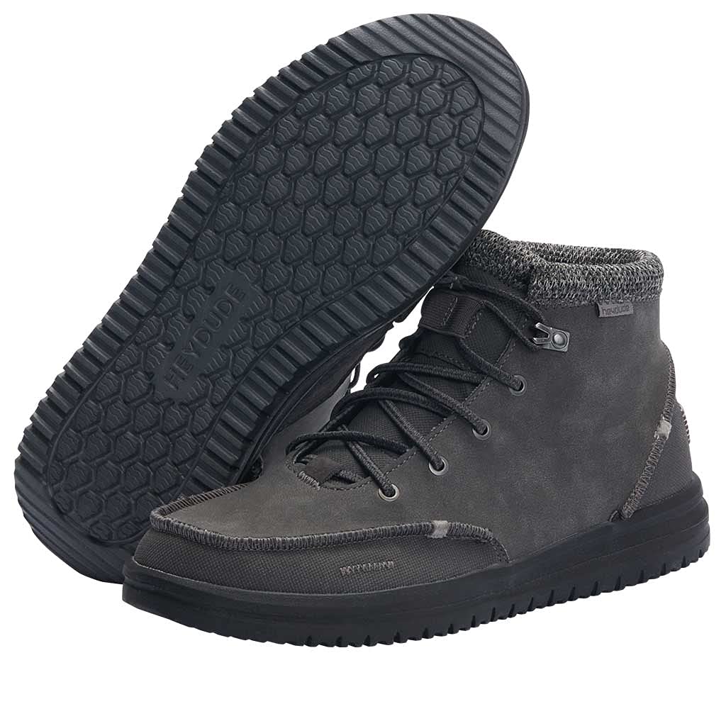 Hey Dude Men's Bradley Lace-Up Boots - Comfortable Lightweight Casual Shoes for Men in Multiple Colors | Perfect for Walking, Hiking & Everyday Wear