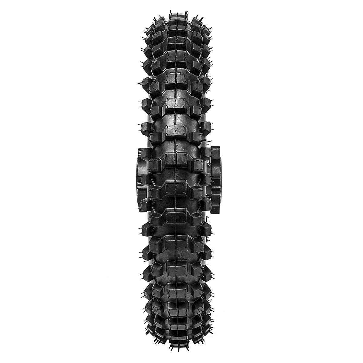 90/100-14 (3.5-14) Rear Wheel Tire & 1.85x14 Rim Inner Tube with 15mm Bearing Assembly for Dirt Pit Bike - Perfect for Off-Road Racing, Trail Riding & Motocross Adventures