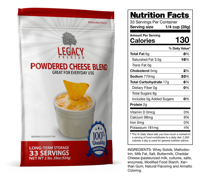 Premium Dried Cheese Powder - 100% Natural, Non-GMO, Gluten-Free | Perfect for Popcorn, Pasta, Nachos & Baking | Bulk Cheese Powder for Restaurants & Home Cooking