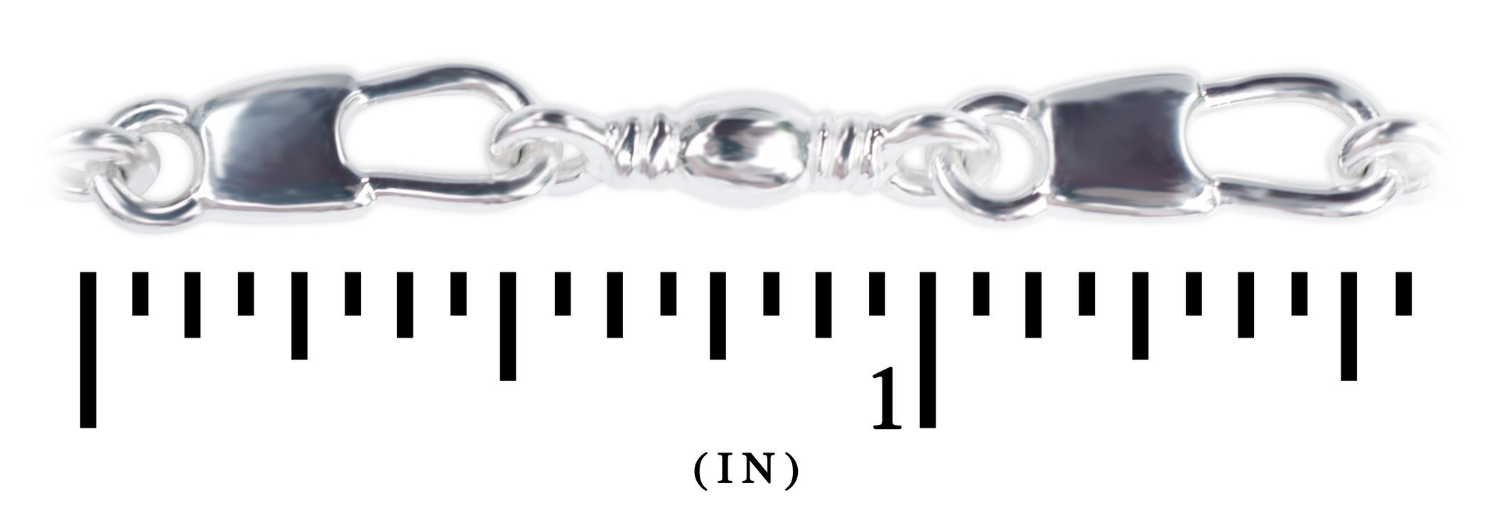 Fisher of Men Small Blank Link Bracelet - Christian Jewelry for Men & Women - Minimalist Stainless Steel Cuff - Perfect for Church, Bible Study & Daily Wear