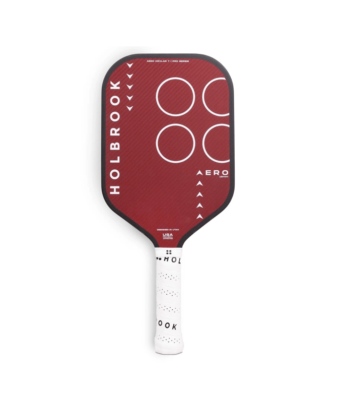 Holbrook Aero Kevlar T 16mm Pickleball Paddle - Lightweight Carbon Fiber Racket for Indoor/Outdoor Play | Pro-Level Control & Power for Tournament & Recreational Games