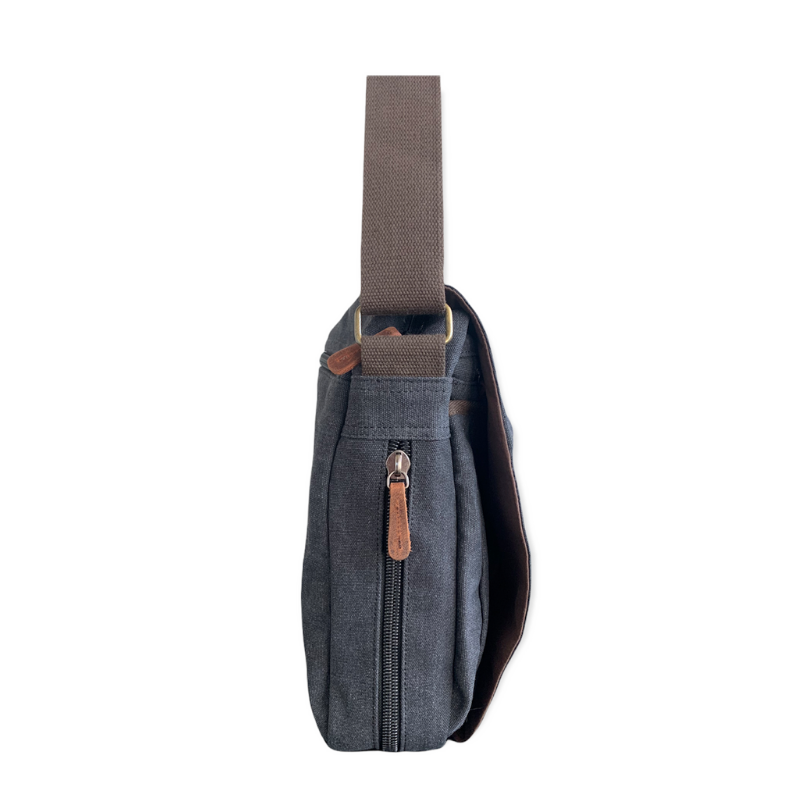 Stylish Urban Canvas Messenger Bag for Men & Women - Durable Crossbody Shoulder Bag - Perfect for Work, Travel & Daily Commute