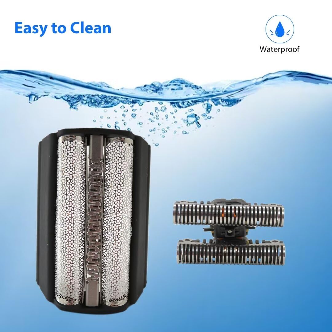Braun 5000 6000 Series Replacement Shaver Foil & Cutter - Compatible with Series 3 350 360 380 5612 5770 6520 Models - Perfect for Smooth Shaving at Home or Travel