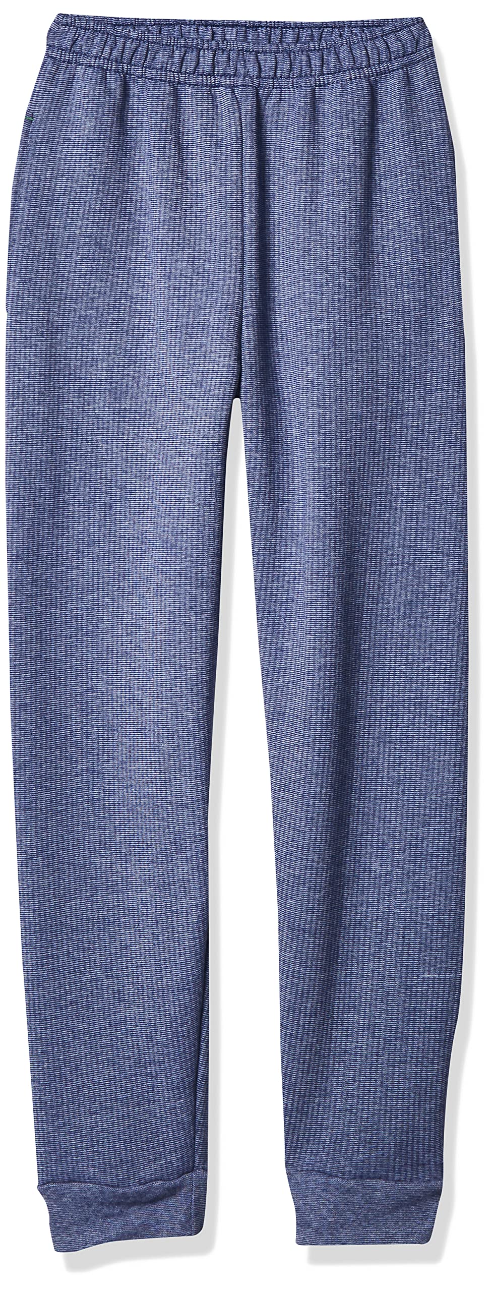 Fruit of the Loom Boys Fleece Sweatshirts & Hoodies Set with Joggers Sweatpants - Navy Stripe, Large US Size - Cozy Outfit for School, Playdates & Winter Activities