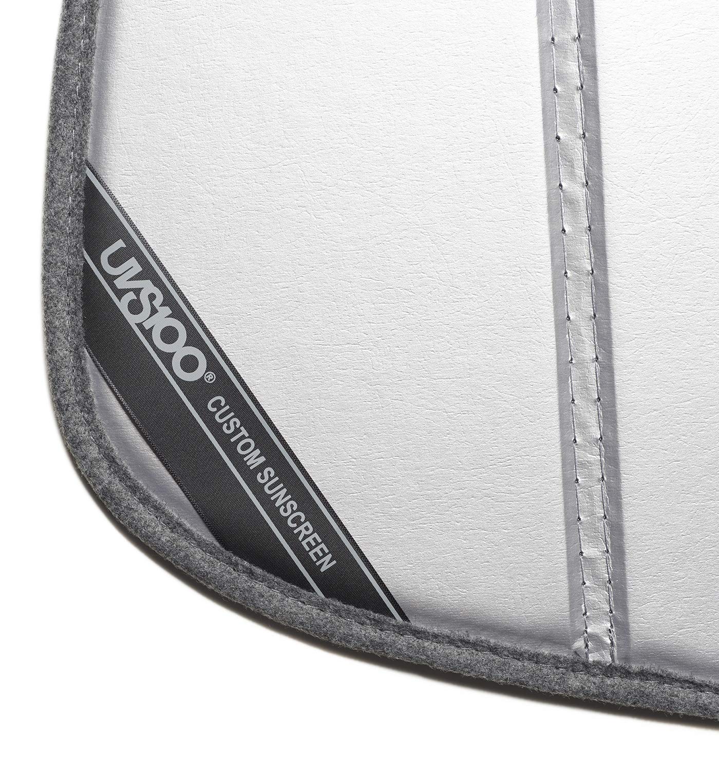 Covercraft UVS100 Custom Sunscreen UV11780SV - Premium UV Protection for 2022 Audi e-Tron GT & RS E-Tron GT (Silver) | Perfect for Parking, Road Trips & Summer Car Care