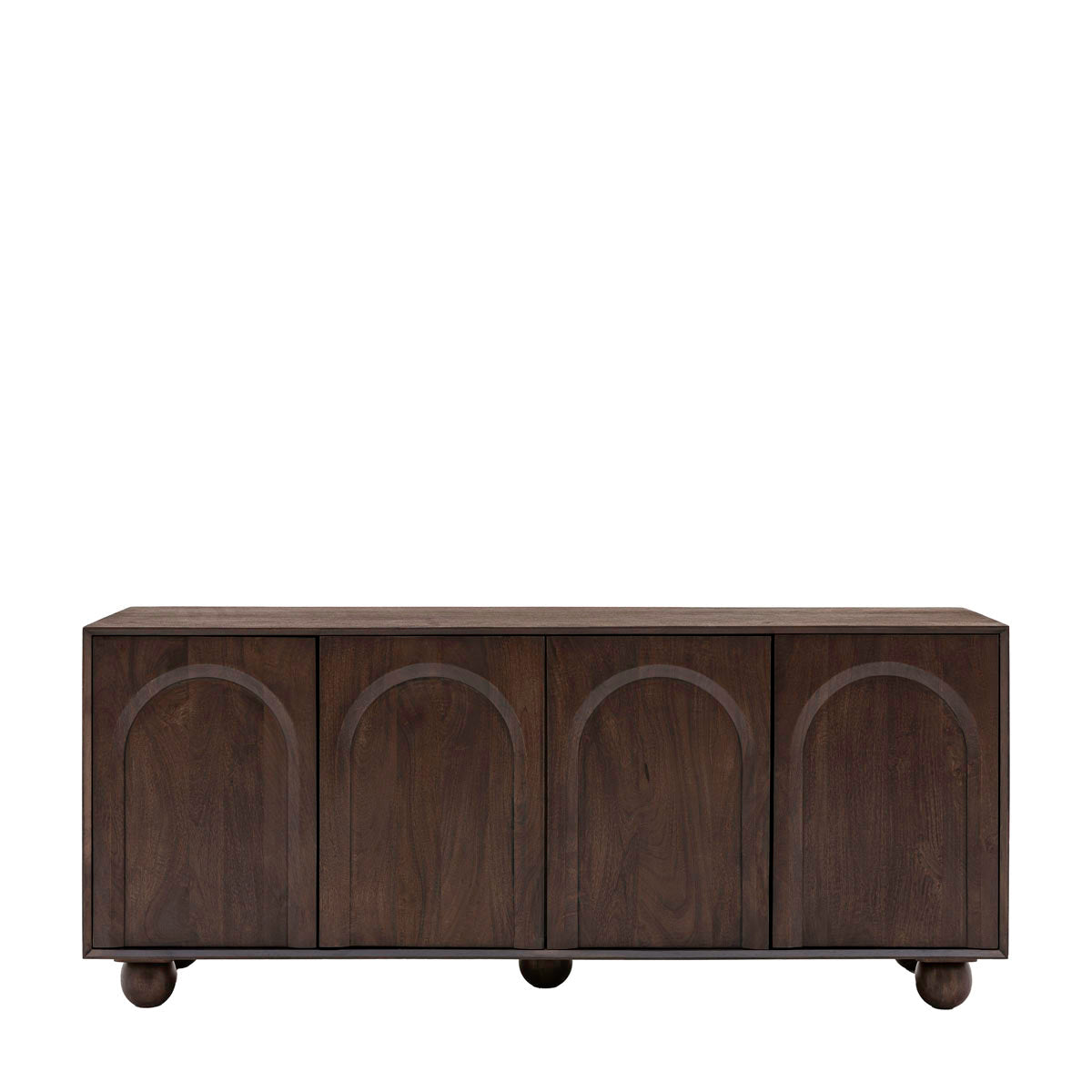 Arc 2/4 Door Sideboard Cabinet - Modern Storage Buffet for Dining Room & Living Room - Perfect for Organizing Dishes, Linens & Home Decor