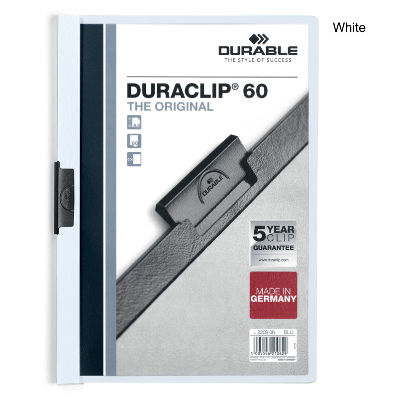 DuraClip Heavy Duty Report Covers - Pack of 25 | Premium Document Protection for Office, School & Business Presentations | Letter Size 8.5